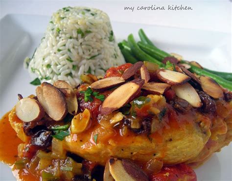 A country kitchen conjours up scrubbed pine tables and herbs. My Carolina Kitchen: Chicken Country Captain - A Low ...
