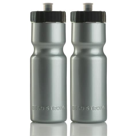 50 Strong Sports Squeeze Water Bottle 2 Pack 22 Oz Bpa Free Easy