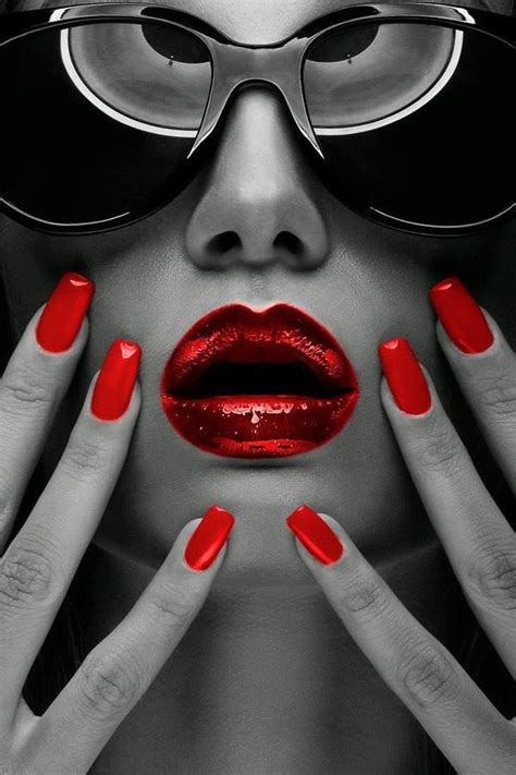 Pin By Paula Santana On Red ♥♥ Red Lips Color Splash Lips