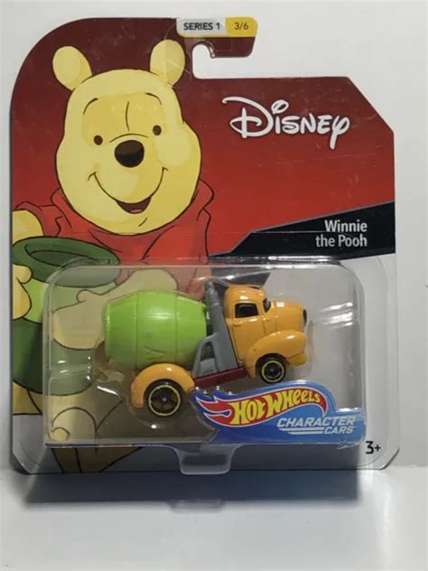 2018 Disney Hot Wheels Character Cars Winnie The Pooh Die Cast Car 3 6 Series 1 10 99 Picclick
