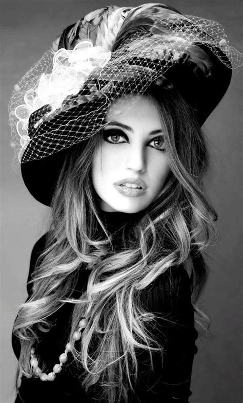 Black And White My Favorite Photo Beautiful Hats Beauty Editorial