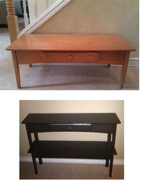 Feng shui for choosing the best coffee table by bridget. A $10 craigslist coffee table re-purposed into a console ...