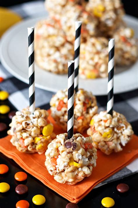 Microwave popcorn promises so much—a tasty, relatively healthy snack that's ready in minutes—yet it rarely delivers. Peanut Butter Popcorn Balls | Halloween Desserts ...