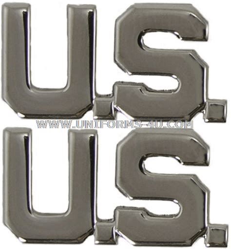 Usaf Officer Us Lapel Insignia With Mirror Finish