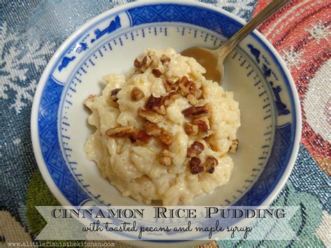 Cinnamon Rice Pudding A Little Fish In The Kitchen