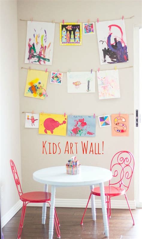 Displaying Kids Art Art Wall Kids Rooms Home Decor Art