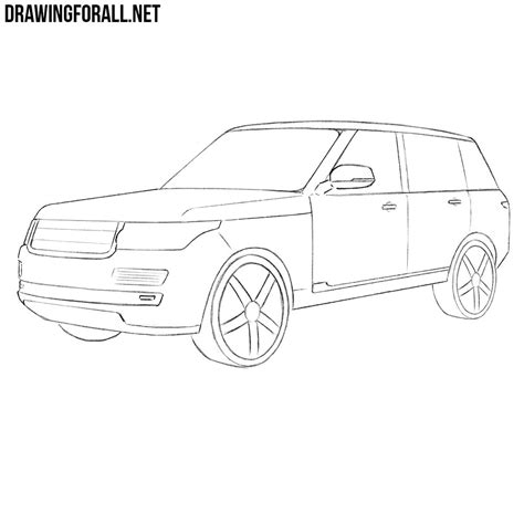 Drawing For All — How To Draw A Range Rover