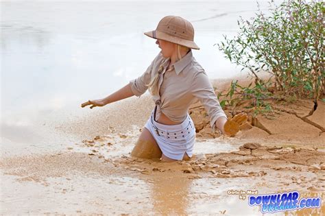 People Sinking In Mud