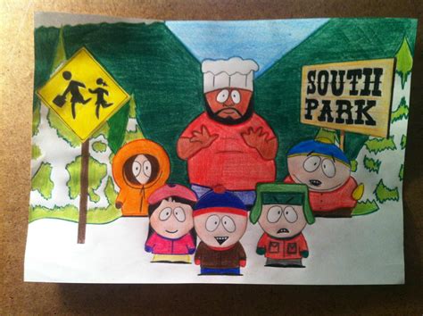Art Drawing Color Southpark Drawings South Park Art