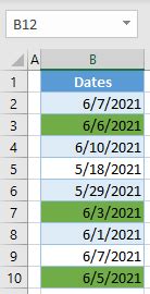 Apply Conditional Formatting To Dates In Excel Google Sheets