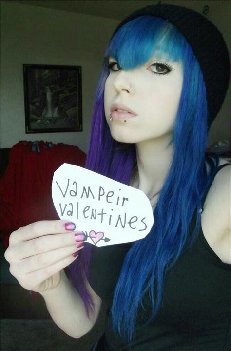 Blue Haired Emo Lesbian New Sex Images