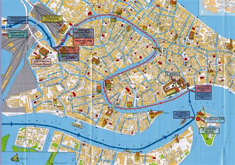 Printable Tourist Map Of Venice Italy Printable Maps