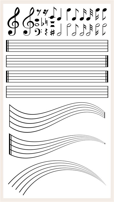 Music Notes Lines