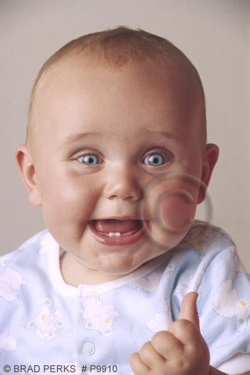 Baby Face Expression Happy Thumbs Up Royalty Free Stock Photography