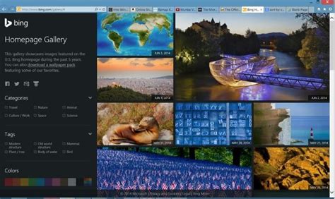 Download High Resolution Bing Homepage Pictures From