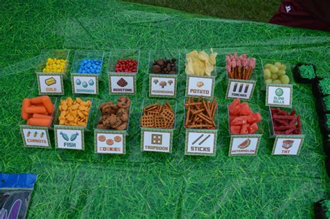Maybe you would like to learn more about one of these? Minecraft snacks. | Minecraft party snacks, Minecraft ...