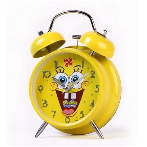 Uktop Adorable Disney Spongebob Alarm Clockmetal Alarm Clockmute