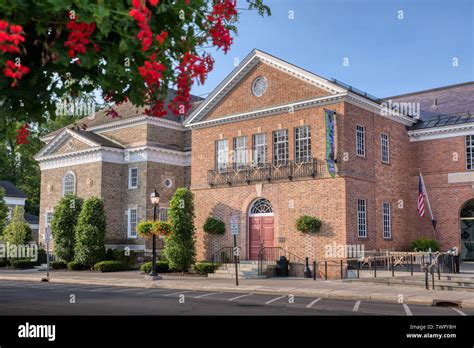 National Baseball Hall Of Fame Cooperstown New York Usa Stock Photo