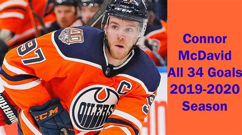 Mcdavid supplies sports medicine, sports protection, and performance apparel. Connor McDavid All 34 Goals | 2019-2020 Season | Montage ...
