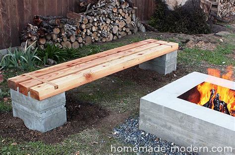 Curved corner bench from old chairs. DIY Outdoor Concrete Bench - Quiet Corner