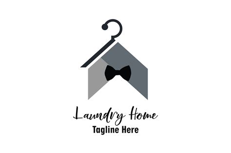 Laundry Home Logo Vector Graphic By Yuhana Purwanti · Creative Fabrica Home Logo Vector Logo