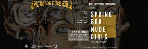 Book Tickets For Springbok Nude Girls