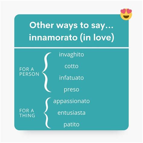 Other Ways To Say In Love In Italian Other Ways To Say Italian