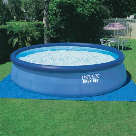 Intex 18 Ft Round 48 In High Easy Set Pool