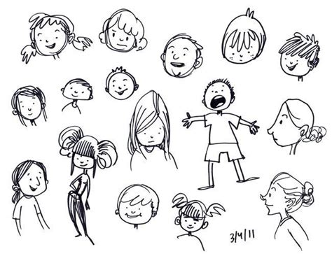 Alisas Sketches Doodle Face Face Doodles Sketches Cartoon Girl