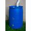 Good Ideas Inc  Big Blue Rain Barrel 55 Gallon