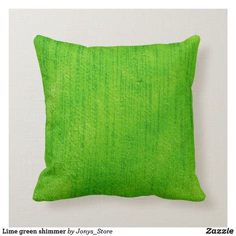 Lime Green Shimmer Throw Pillow Lime Green Pillows Pillows Throw