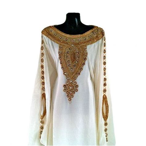 Amira Abaya Caftan Gold Embellished Kaftan Dress Kaftan Maxi Etsy