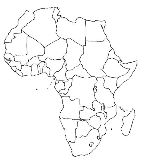 Mapa De Africa Sin Nombres Images And Photos Finder