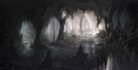 Site Privado Fantasy Artwork Caverna Lugares Fantasia