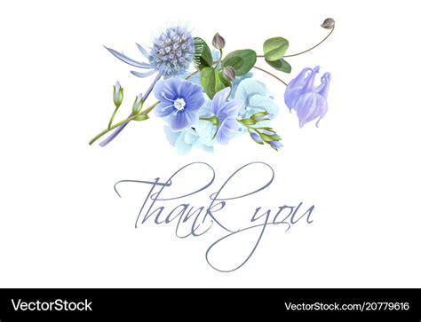 Flowers Thank You Card Thank You Cards Greeting Cards