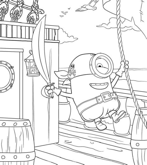 Coloriages pour fille la sirène et le dauphin. Coloriage minions à imprimer (moi, moche et méchant)