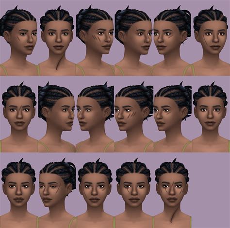 An Assortment Of Scars By Onceabluemoonsim Los Sims 4 Descarga