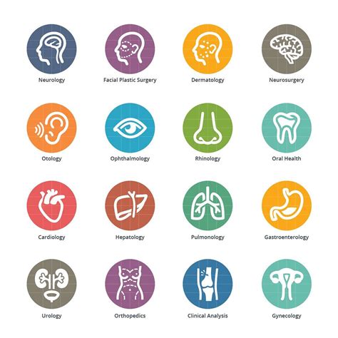 Medical Specialties Icons Set 1 Medical Specialties Icon Set Medical