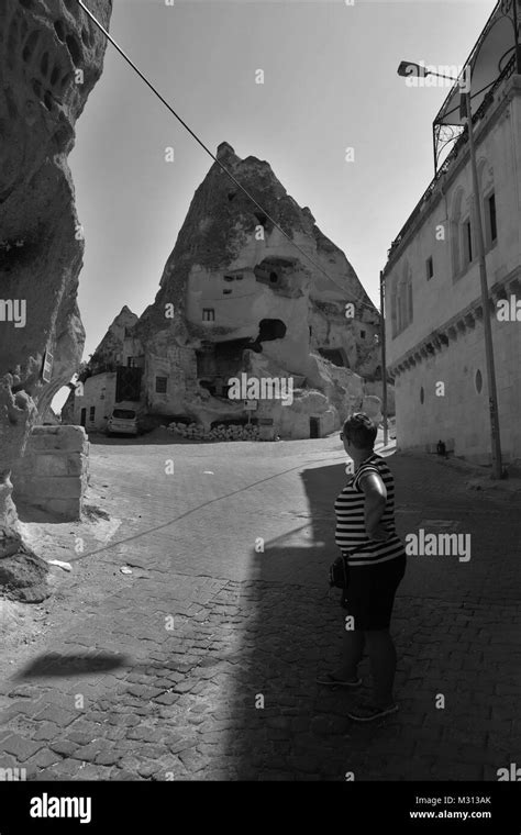 The Fairy Chimneys Typical Geologic Formations Of Cappadocia Excavated