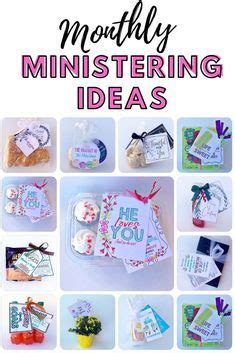LDS Ministering Idea Tags Monthly Ministering Card LDS Ministering