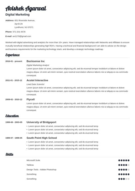 short  engaging pitch  resume   write  resume   experience  examples