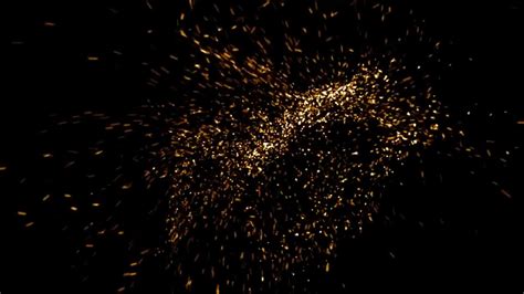 Golden Background Gold Dust Particles Background Free Overlay