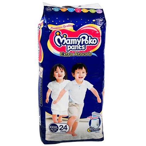 Buy Mamypoko Pants Extra Absorb Diapers Xxxl 18 35 Kg Pack Of 24 Online At Best Price In