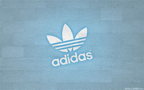 Adidas Logo Blue Wall Wallpaper 1920x1200 27554