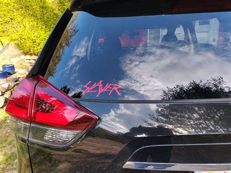Slayer Band Decal Stickers Custom Made In The Usa Fast Shipping