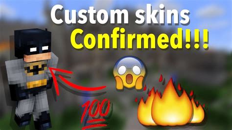 Minecraft Xbox One Custom Skins Confirmed Youtube