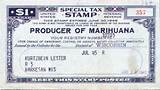 Pictures of Marijuana Tax Stamp