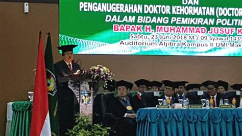 Tan sri dato' seri haji harussani bin haji zakaria (chairman). Jusuf Kalla: Pendiri UMI Sejak Awal Sadar Tentang Wawasan ...