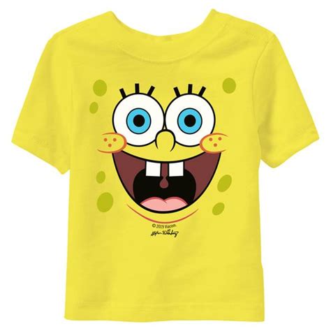 Check out our spongebob tshirt selection for the very best in unique or custom, handmade pieces from our clothing shops. SpongeBob SquarePants Yellow Big Face Infant Short Sleeve ...