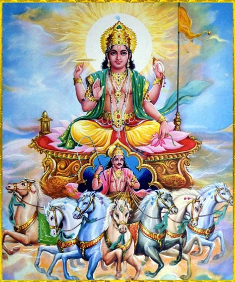 Surya Is The Sun In Hindu Mythology He Is God Of Light Day And Wisdom